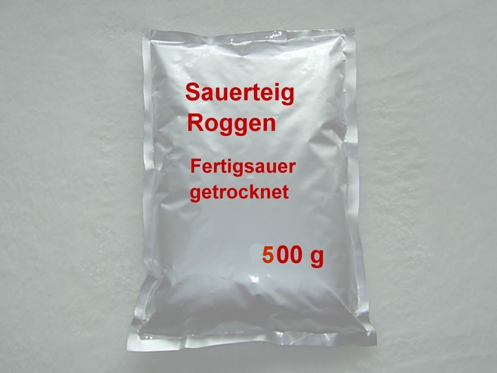 (Kg 13,80 ) Sauerteig-Roggen 500 g Fertigsauer, getrocknet